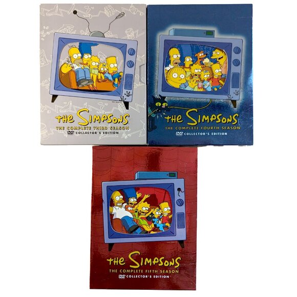 The Simpsons DVD Box Sets Collectors Editions Complete Seasons Two, Three, Four - Picture 9 of 9